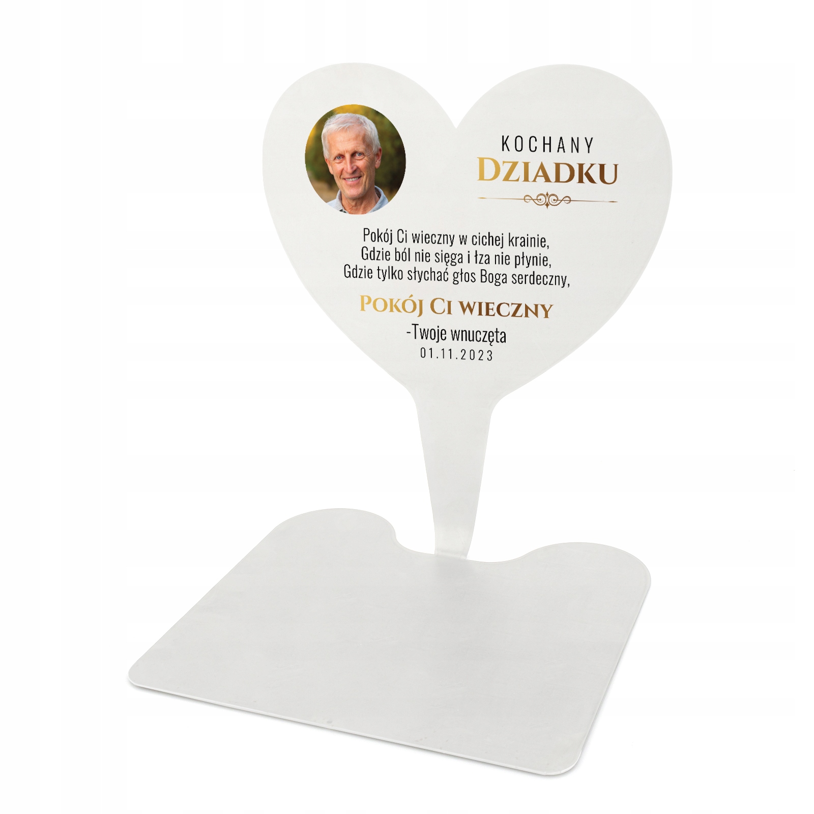 Wiązanka kwiatowa na GRÓB + PODSTAWKA z DEDYKACJĄ