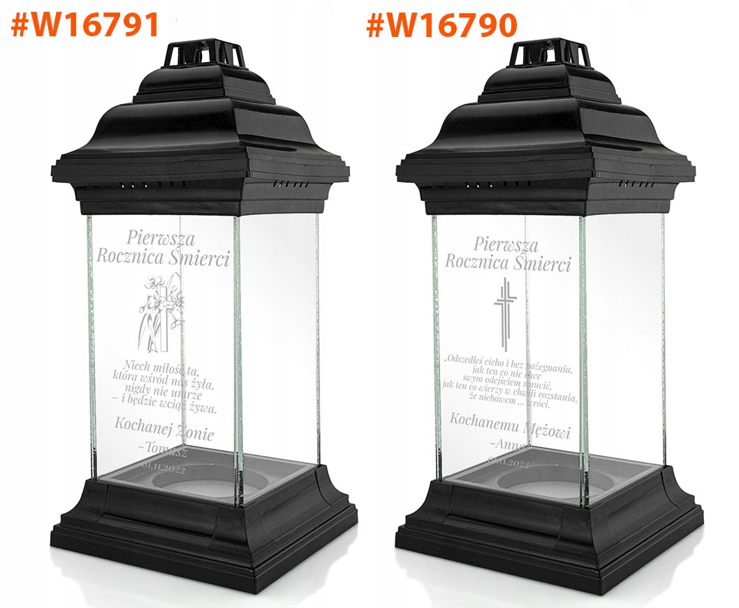 Znicz lampion dla DZIADKA kapliczka z GRAWEREM