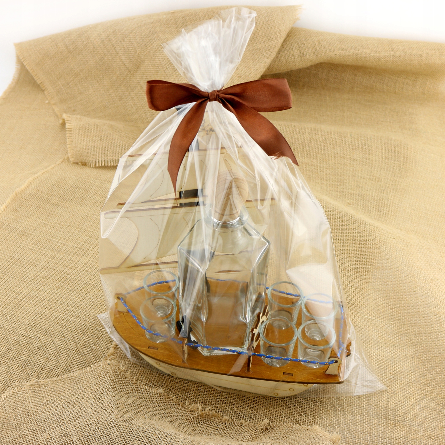 Prezent dla TATY Karafka STATEK MASZTOWIEC grawer NA DZIEŃ OJCA