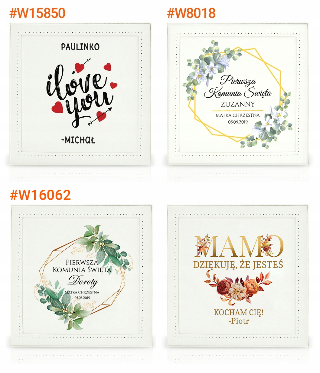 SZKATUŁKA KUFEREK na biżuterię LUSTRO WALENTYNKI