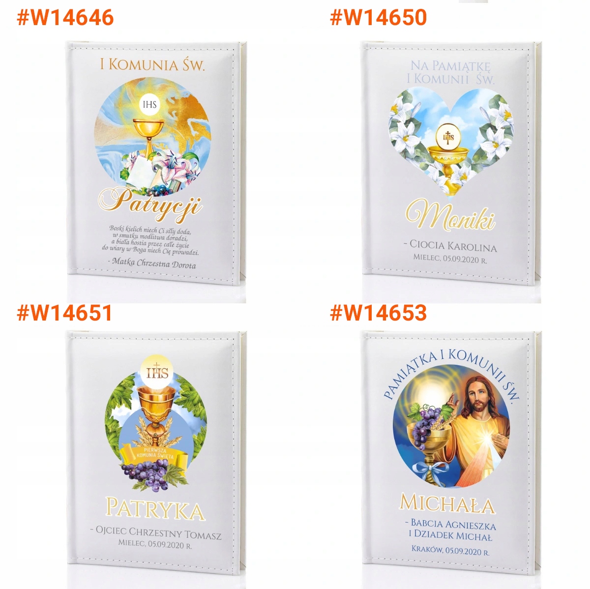FOTO ALBUM na zdjęcia Pamiątka I Komunii + GRAWER