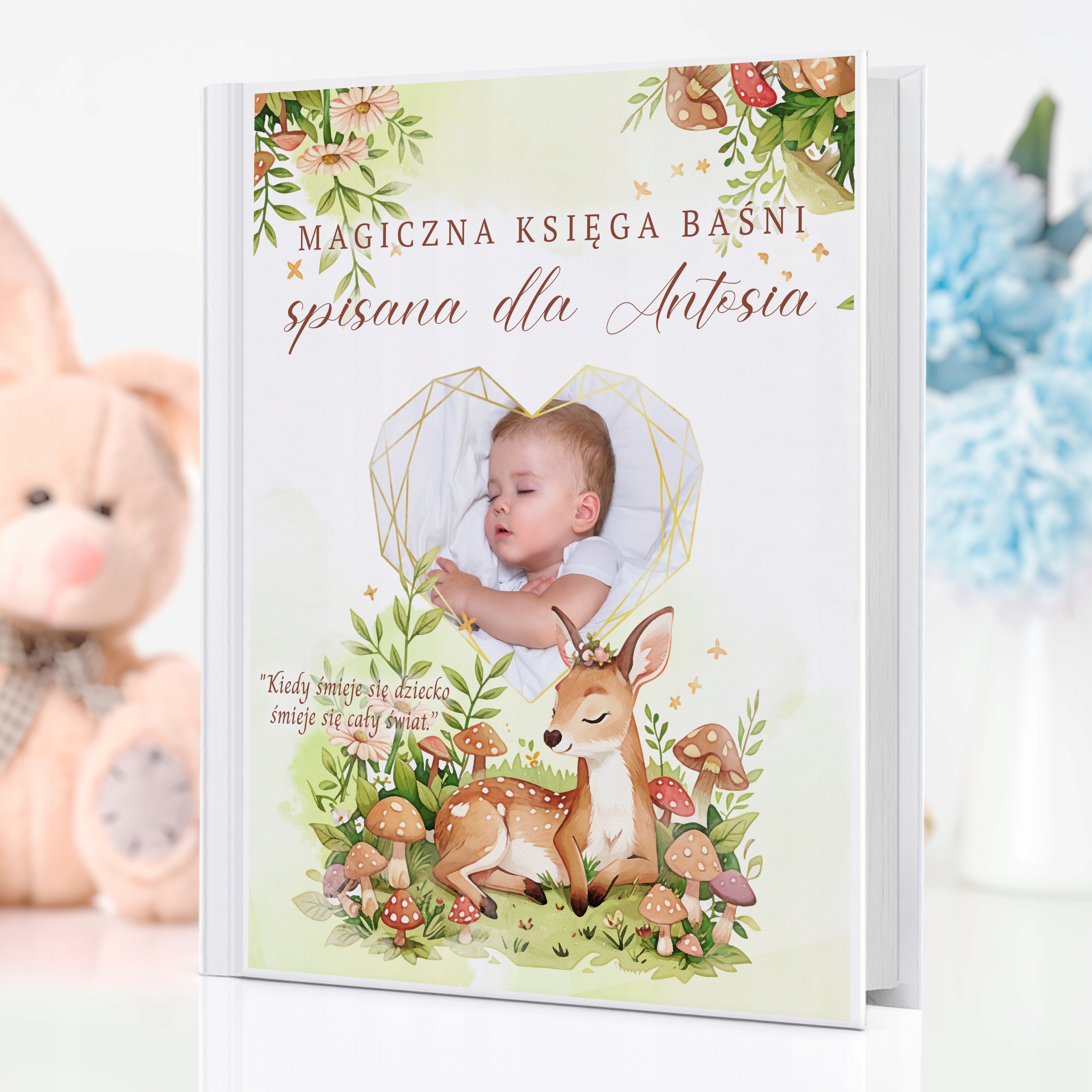 KSIĘGA BAŚNI Kot w butach z  DEDYKACJĄ  PREZENT dla dziecka CHRZEST ROCZEK