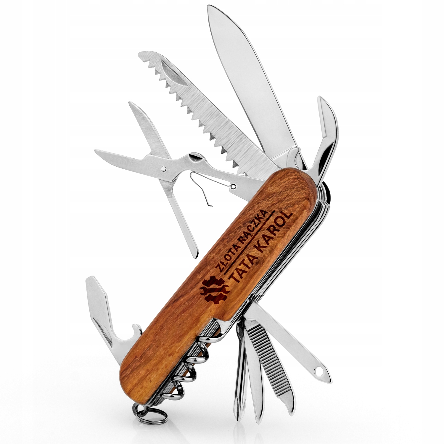 SCYZORYK NÓŻ SKŁADANY MULTITOOL na DZIEŃ OJCA