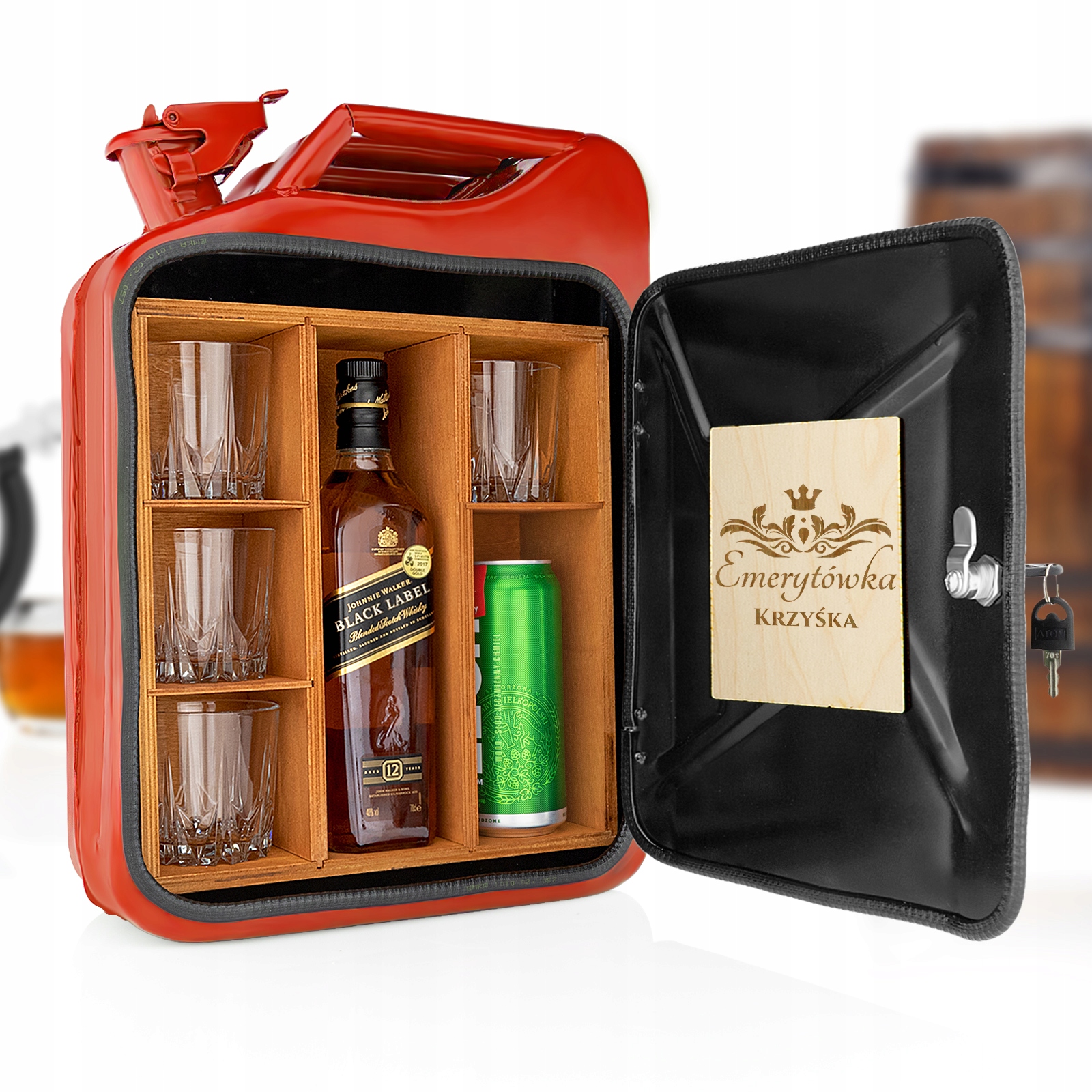 KANISTER BAREK prezent na emeryturę