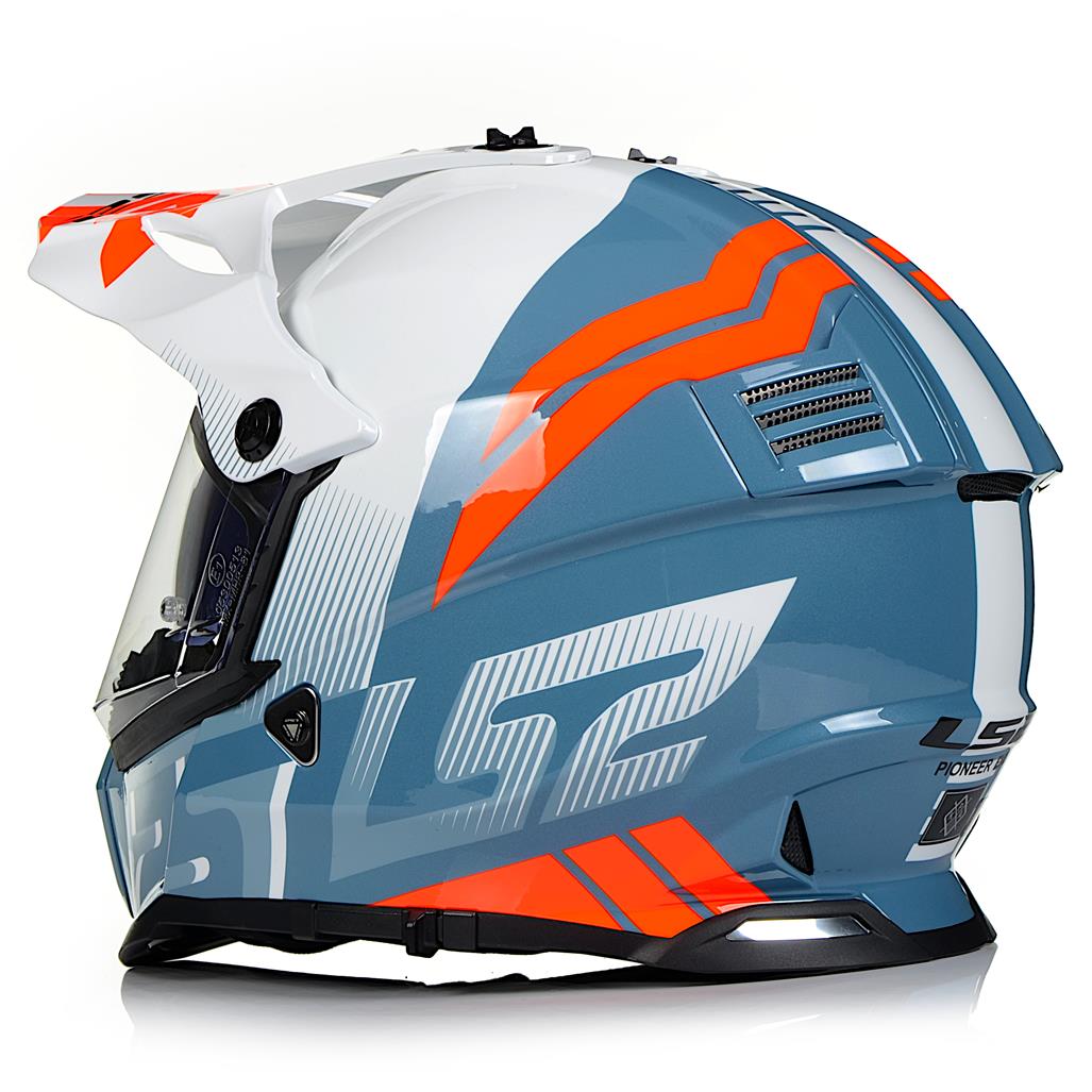 LS2 MX436 Enduro MX Quad Helm Crosshelm mit Sonenblende Visier Gr.XXS