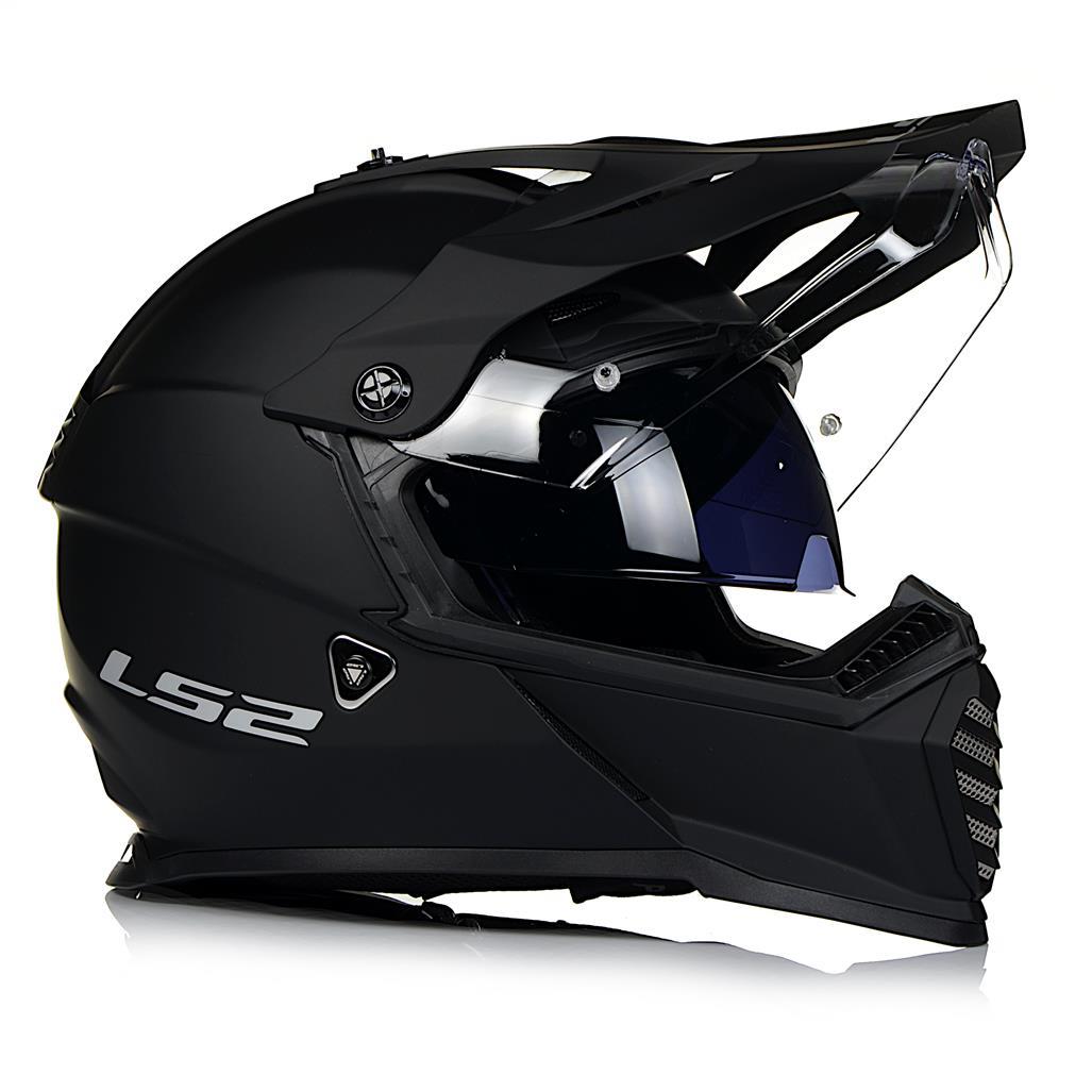 LS2 MX436 Enduro MX Quad Helm Crosshelm mit Sonenblende Visier Gr.XXS