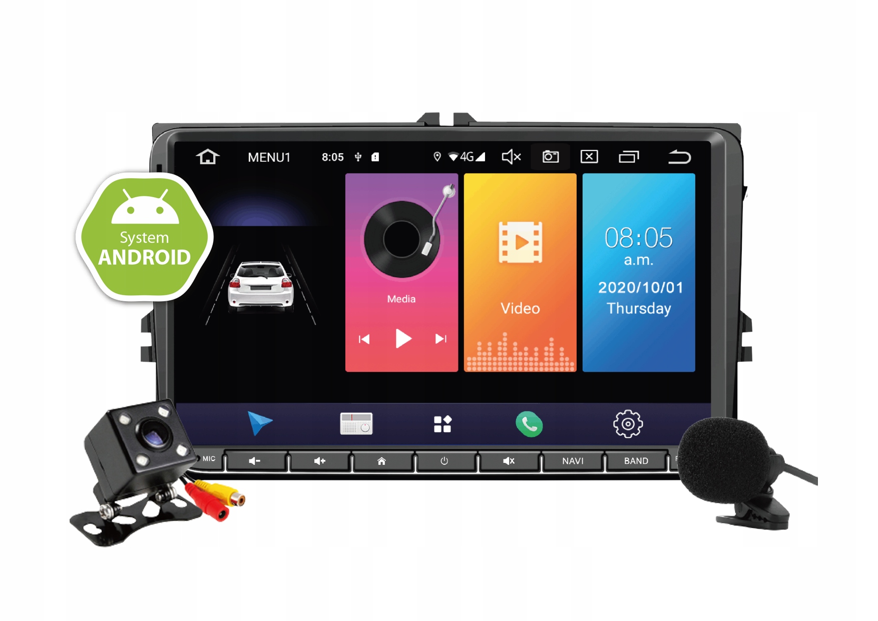 Radio Samochodowe Vordon Vw-910S Usb Bt