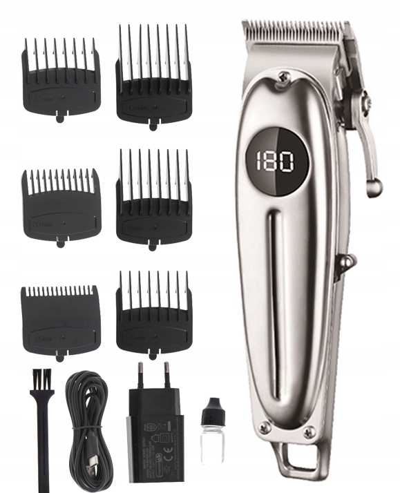 Maszynka Do Strzyżenia Włosów Strzyżarka Lcd Adler