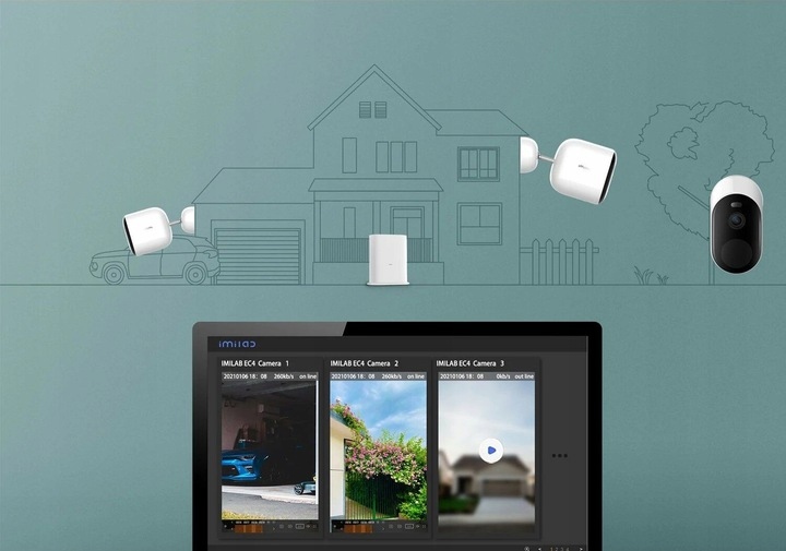 Kamera Zewnętrzna Imilab Ec4 2560P 2K+