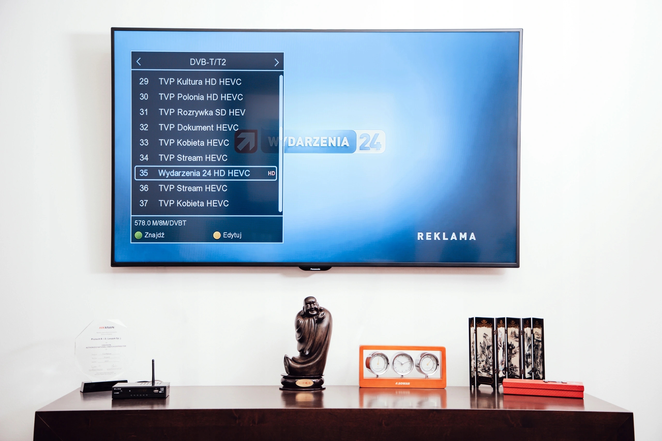 Tuner Dekoder Cyfrowy Tv Hd Dvb-T2 Hdmi H.265 Hevc