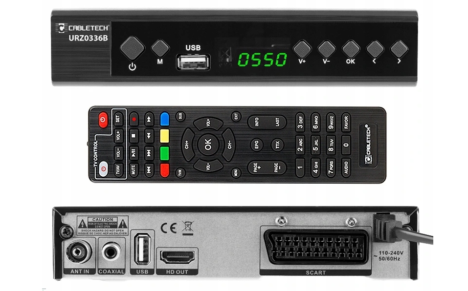 Tuner Dekoder Tv Dvb-T2 H.265 Hevc Pvr Cabletech