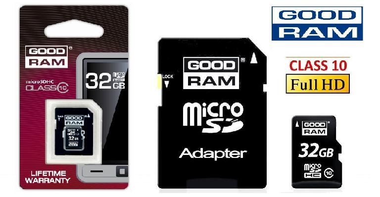32Gb Karta Microsd Goodram Micro Class 10 Sdhc +Ad