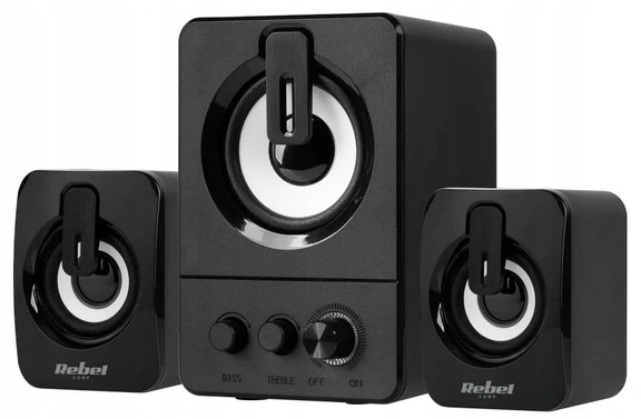 Głośniki Komputerowe 2.1 Do Pc Komputera Laptopa