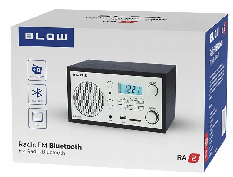 Radio Analogowe Blow Bluetooth Usb Sd Aux Fm Am