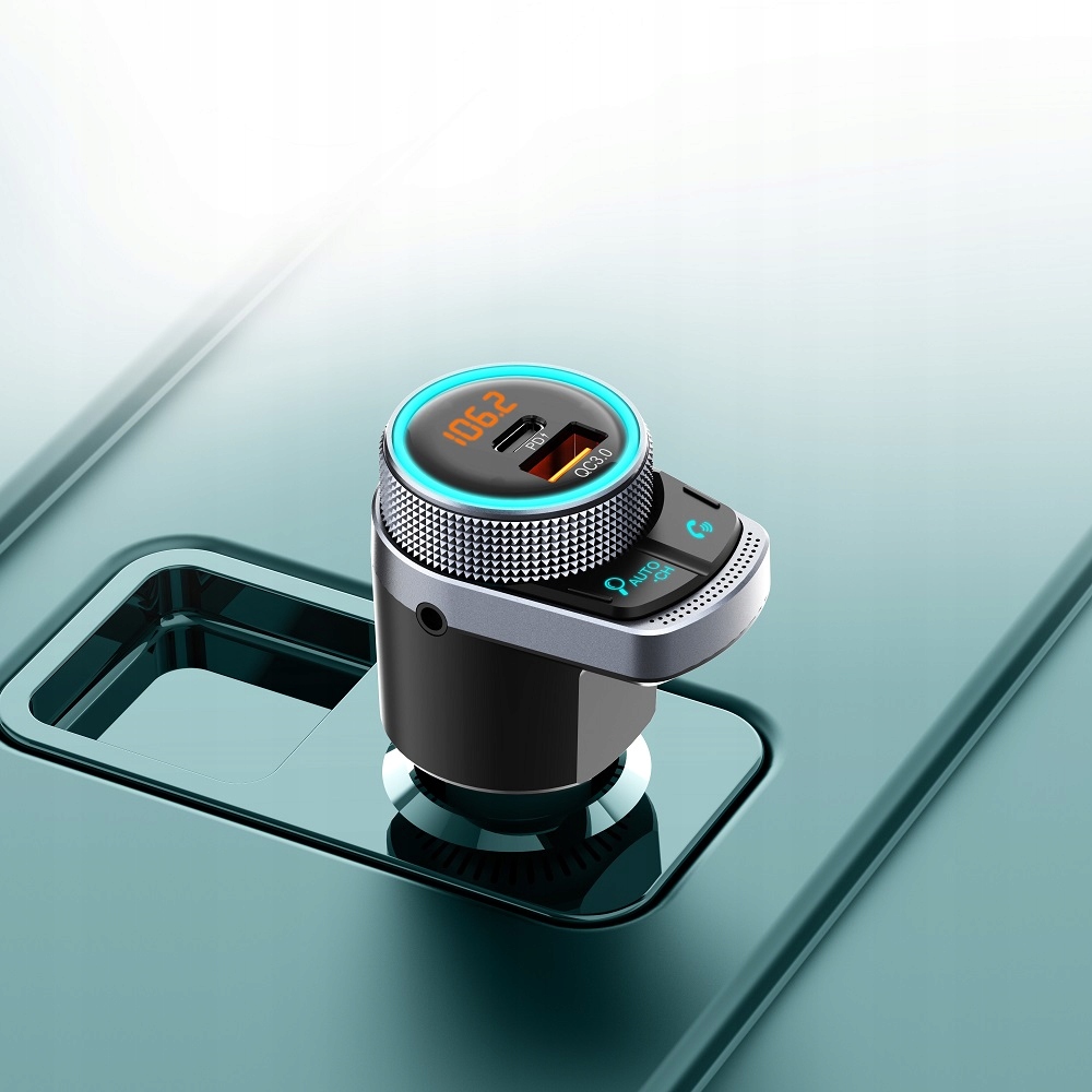 Feegar Transmiter Fm Bluetooth Qc30 Aux Autosearch