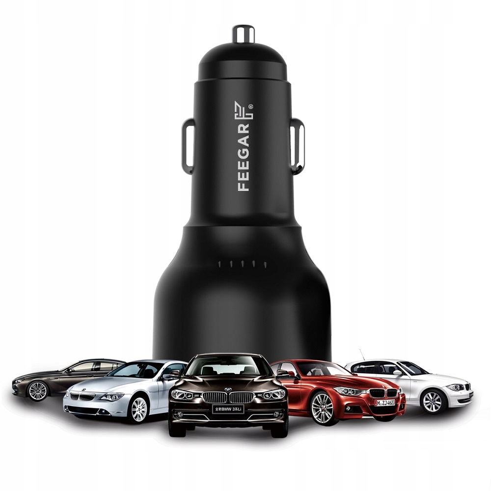 Feegar Ładowarka Samochodowa Usb 66W Iphone Huawei