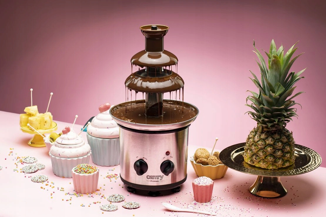 Fontanna Czekoladowa 3 Poziomy 320W Inox Camry