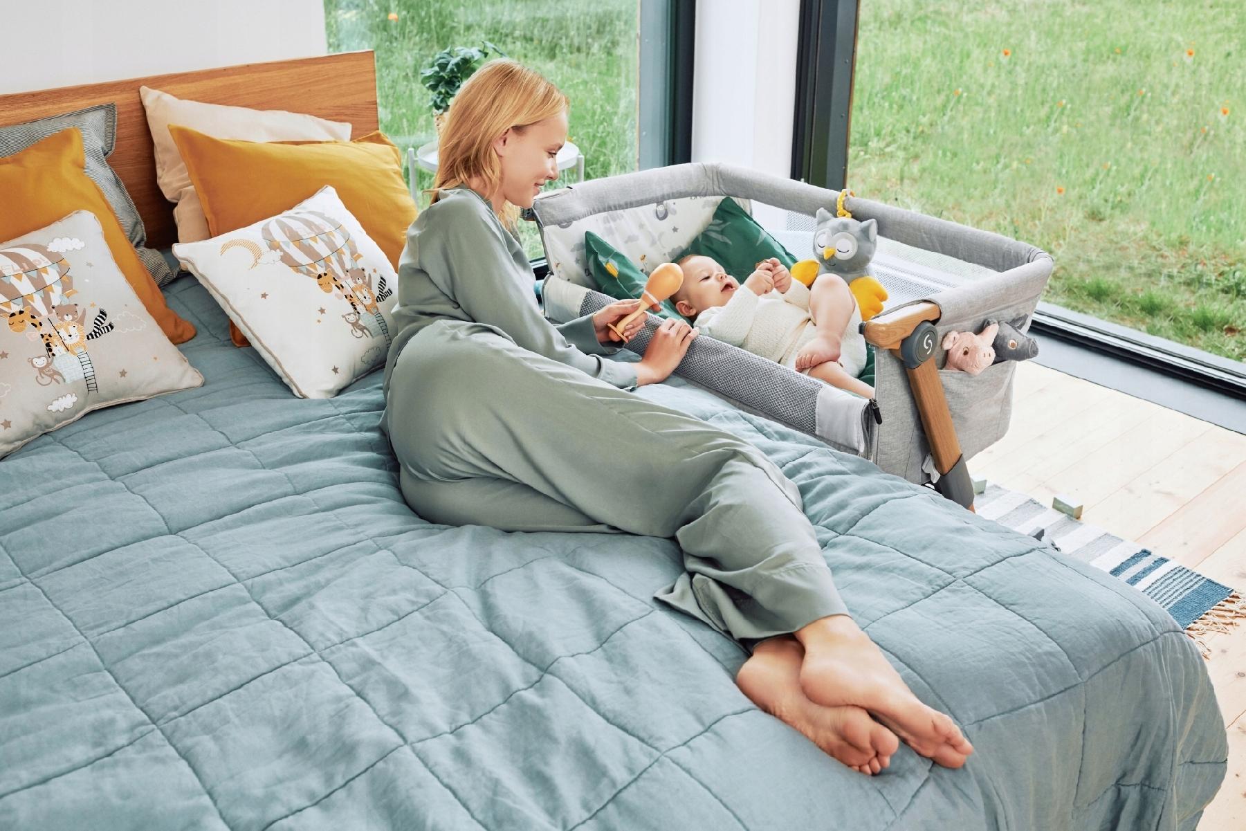 Skiddou Łóżeczko Dostawne Natt Nomadic Wood