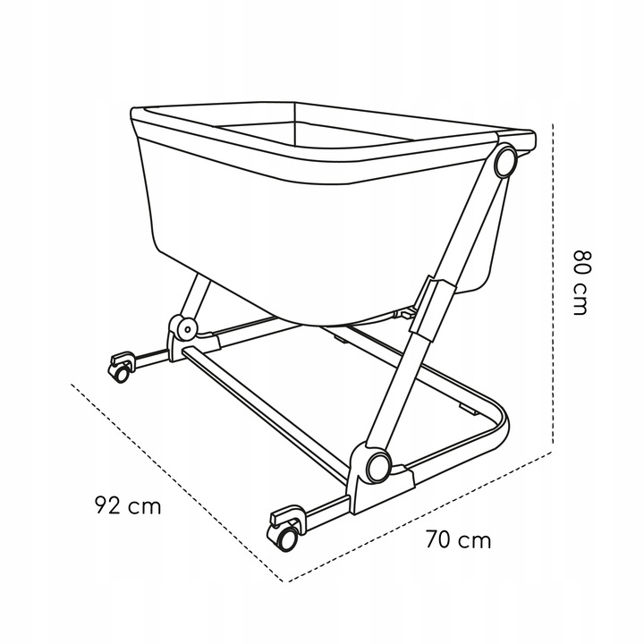 Skiddou Łóżeczko Dostawne Natt Nomadic Wood