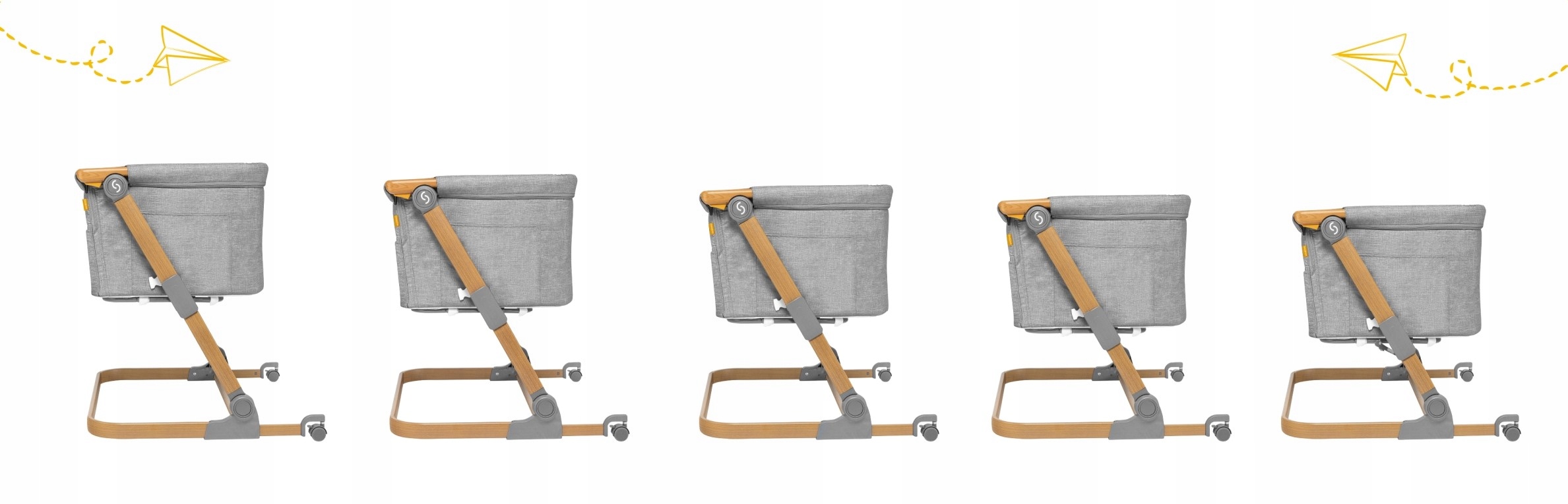 Skiddou Łóżeczko Dostawne Natt Nomadic Wood