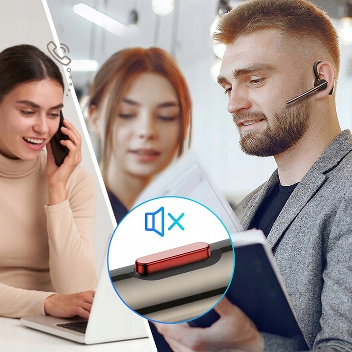Słuchawka Bluetooth 5.2 Feegar Bond Se 24H Cvc Dsp