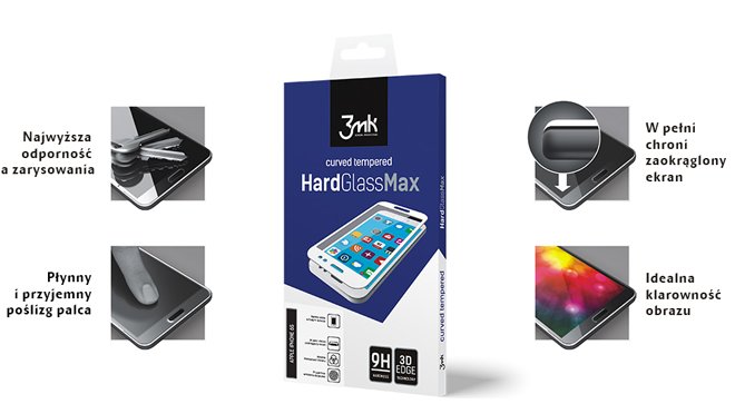 3Mk Hardglass Max 3D Szkło Do Iphone 7/8 Plus