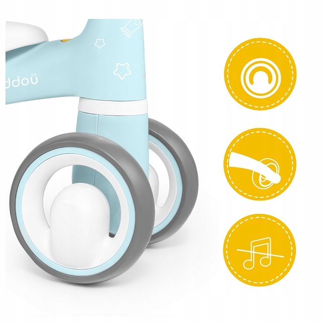 Jeździk Skiddoü Berit Pink Biały, Niebieski