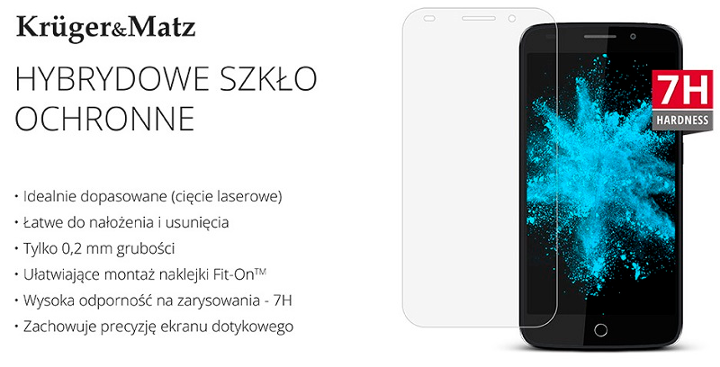 Hartowane Szkło Kruger&Matz 9H Do Live 7