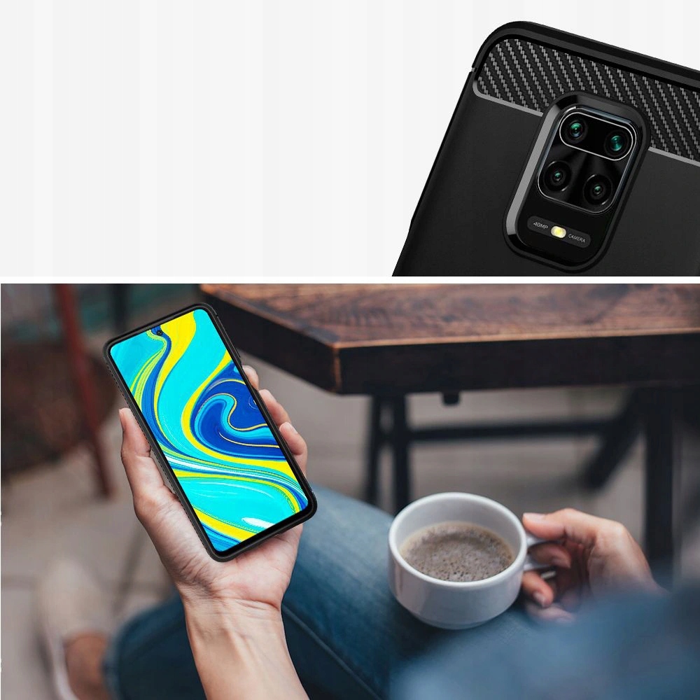 Spigen Etui Do Redmi Note 9S/9 Pro/Max +Szkło 3Mk