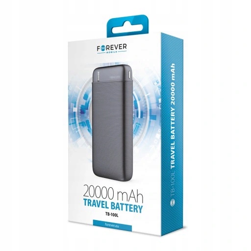 Pojemny Powerbank Forever 20000 Mah Quick Charge