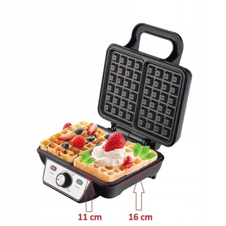 Gofrownica 2 Chrupiące Gofry 1600W Camry Cr 3046