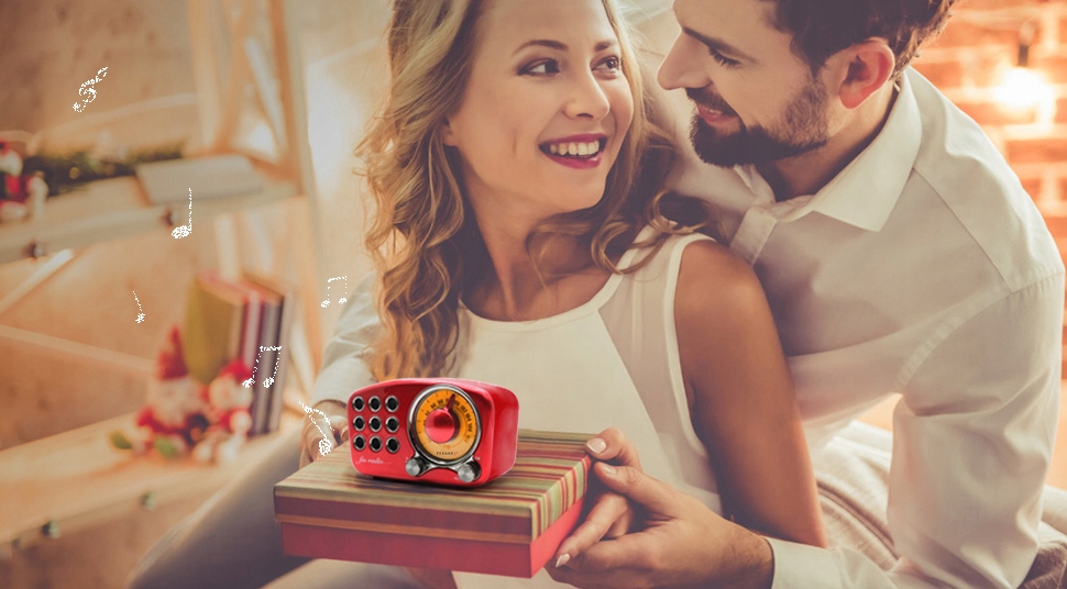 Radio Kuchenne Feegar Retro Bluetooth Przenośne Fm