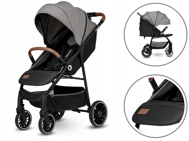 Wózek Spacerowy Lekki Lionelo Alexia Duże Koła