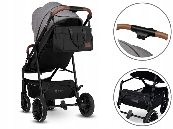 Wózek Spacerowy Lekki Lionelo Alexia Duże Koła