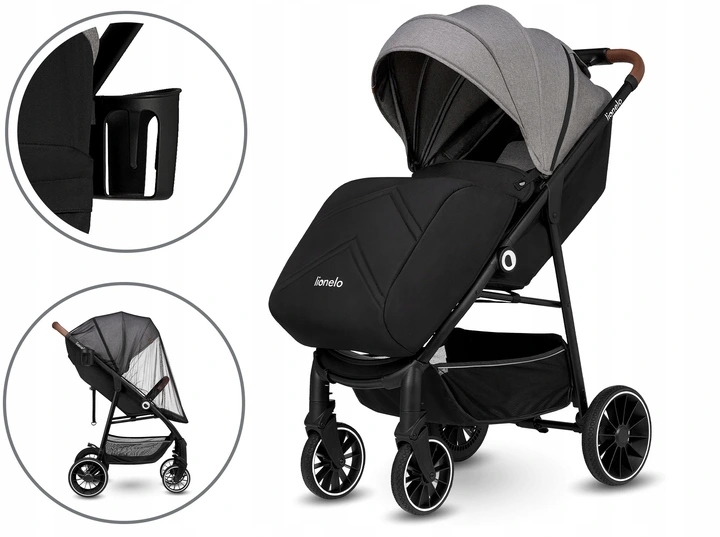 Wózek Spacerowy Lekki Lionelo Alexia Duże Koła