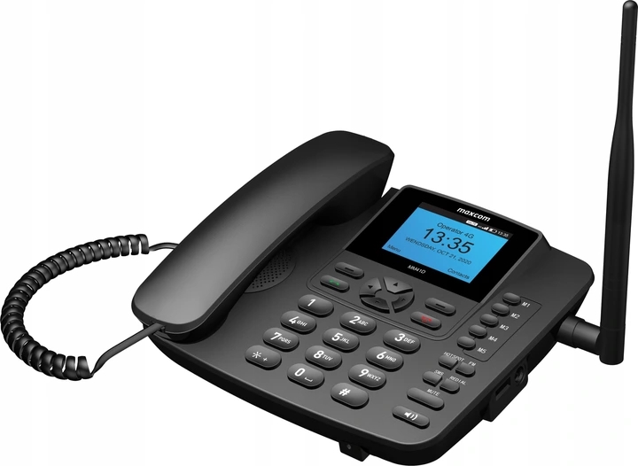 Telefon Stacjonarny Maxcom Mm41D Biurkowy Sim