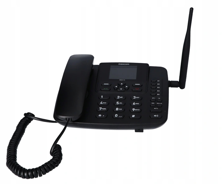 Telefon Stacjonarny Maxcom Mm41D Biurkowy Sim