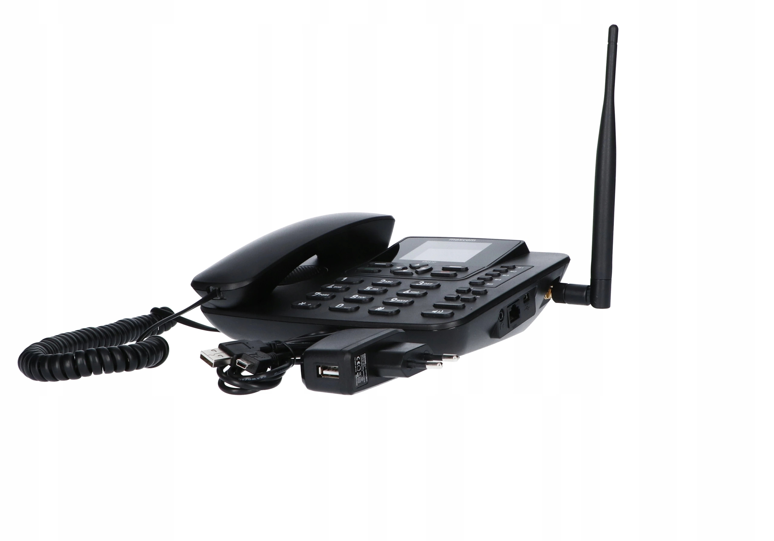 Telefon Stacjonarny Maxcom Mm41D Biurkowy Sim
