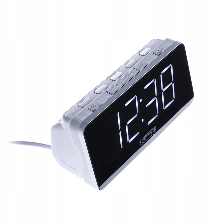 Radiobudzik Radio Fm/Am Zegar Led Alarm Adler