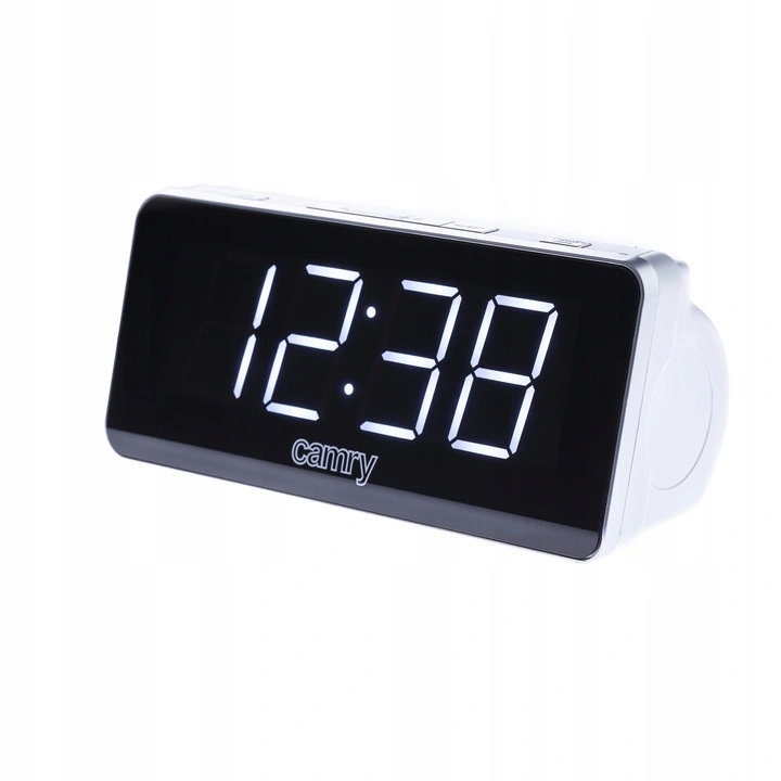 Radiobudzik Radio Fm/Am Zegar Led Alarm Adler