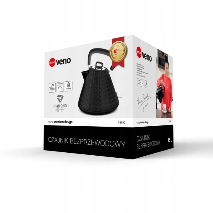 Czajnik Elektryczny Bezprzewodowy Eldom C275 3000W