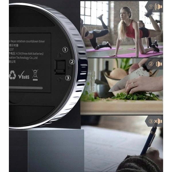 Baseus Stoper Minutnik Timer Cyfrowy Magnetyczny