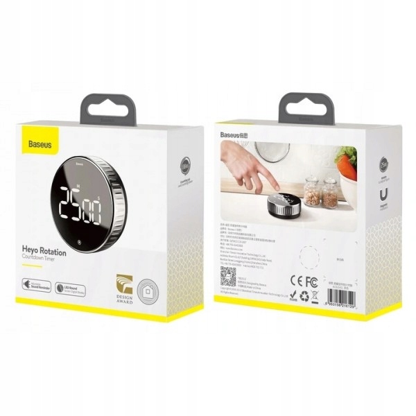 Baseus Stoper Minutnik Timer Cyfrowy Magnetyczny