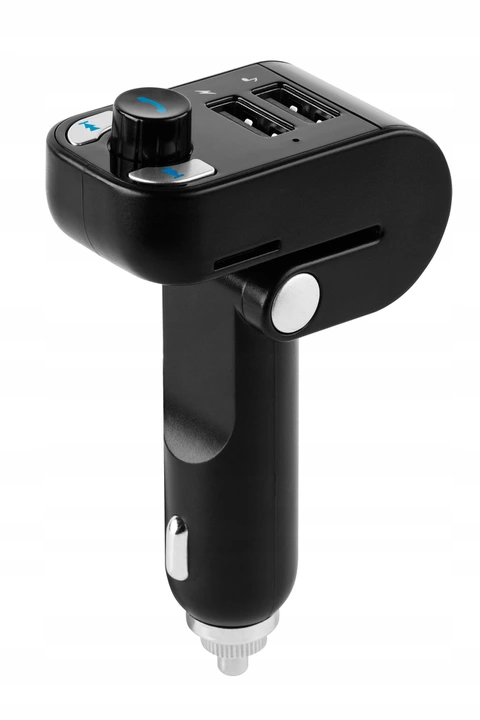 Transmiter Bluetooth Fm 2Xusb Ładowarka Sd Mp3 Led