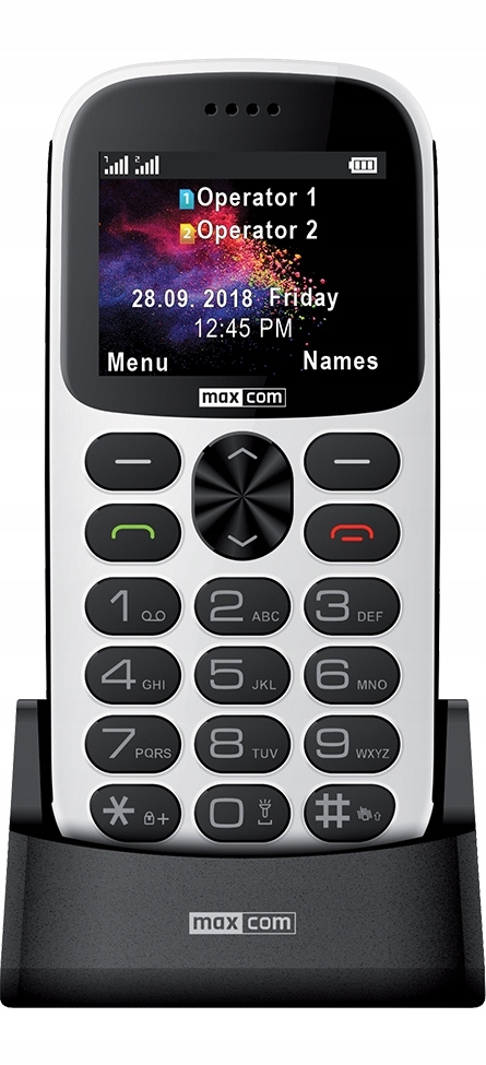Maxcom Mm471 Stancjonarny Telefon Komórkowy Senior