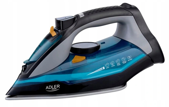 Mocne Żelazko Parowe Stopa Ceramiczna 3000W 9W1