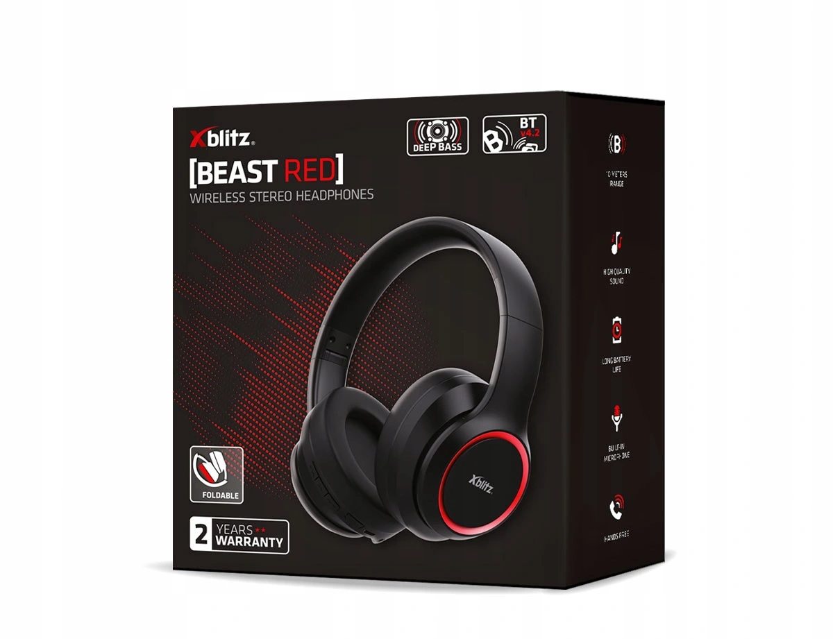 Słuchawki Bezprzewodowe Bluetooth Xblitz Beast