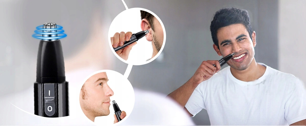 Trymer Maszynka Depilator Do Włosów Z Nosa I Uszu