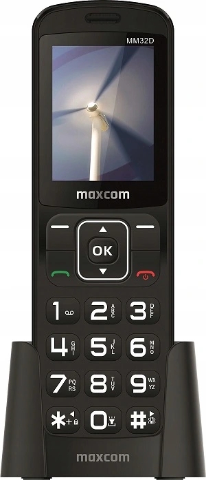 Telefon Stacjonarny Maxcom Mm32D Na Sim Biurkowy