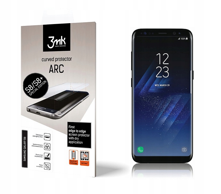 Folia 3Mk Arc Na Lcd Samsung Galaxy S8+ Cały Ekran
